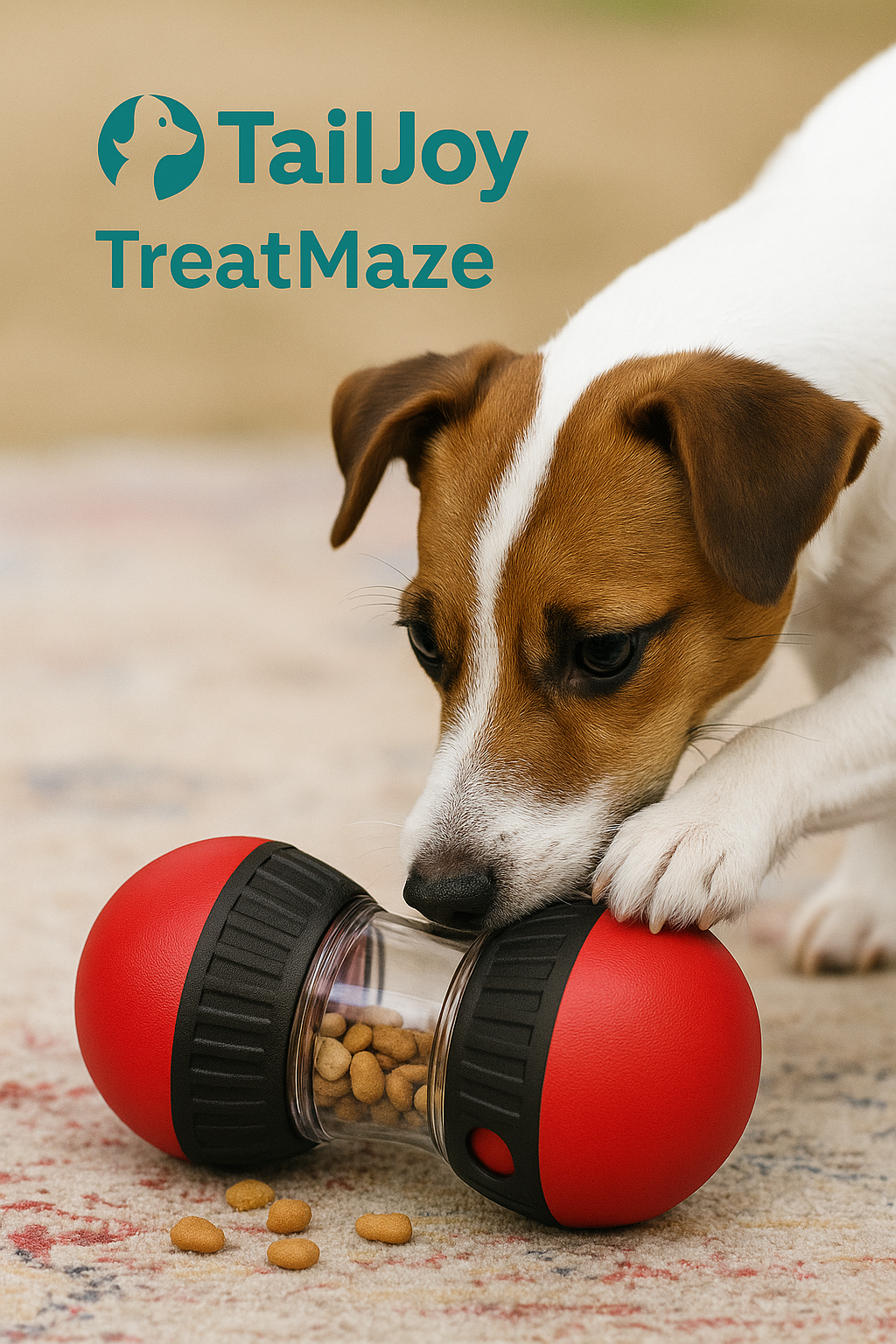 TailJoy TreatMaze™ – Interactive IQ Boosting Treat Ball