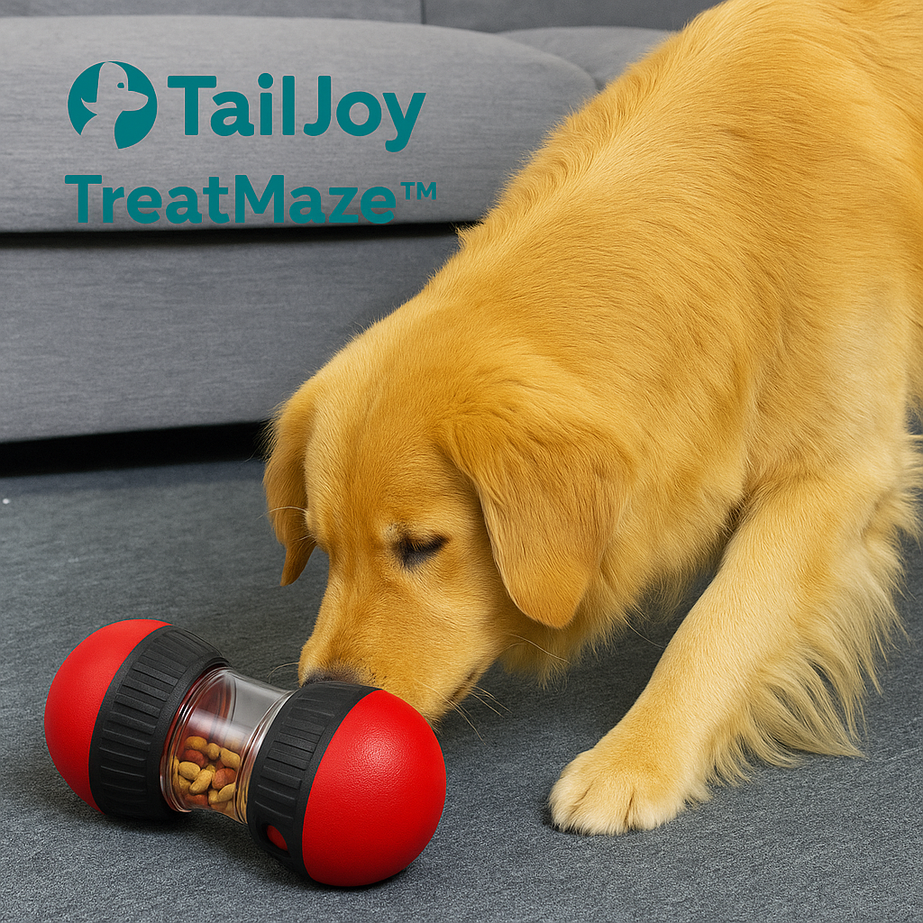 TailJoy TreatMaze™ – Interactive IQ Boosting Treat Ball
